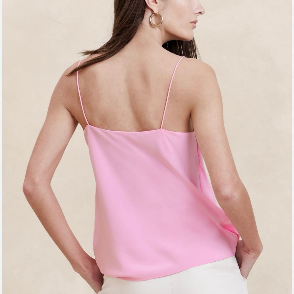 Women’s Pink Spaghetti Strap Cami Top